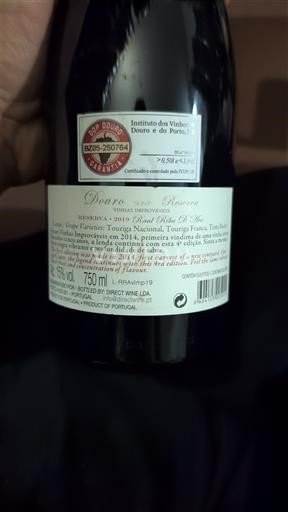 Douro RAUL RIBA D`AVE VINHAS IMPROVAVEIS 2019